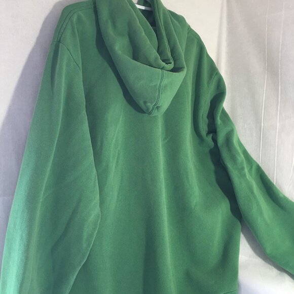 NORTH FACE Sweatshirt Hoodie Green Graphic Mens Drawstring XXL 2XL - Picture 4 of 10